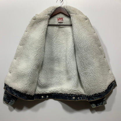 【中古品】【メンズ】 Levi's リーバイス BOA LINER DENIM JACKET 70609-0227 ボアライナー デニムジャケット USA製 アウター 146-260628-as-30-izu サイズ：S カラー：インディゴ 万代Net店