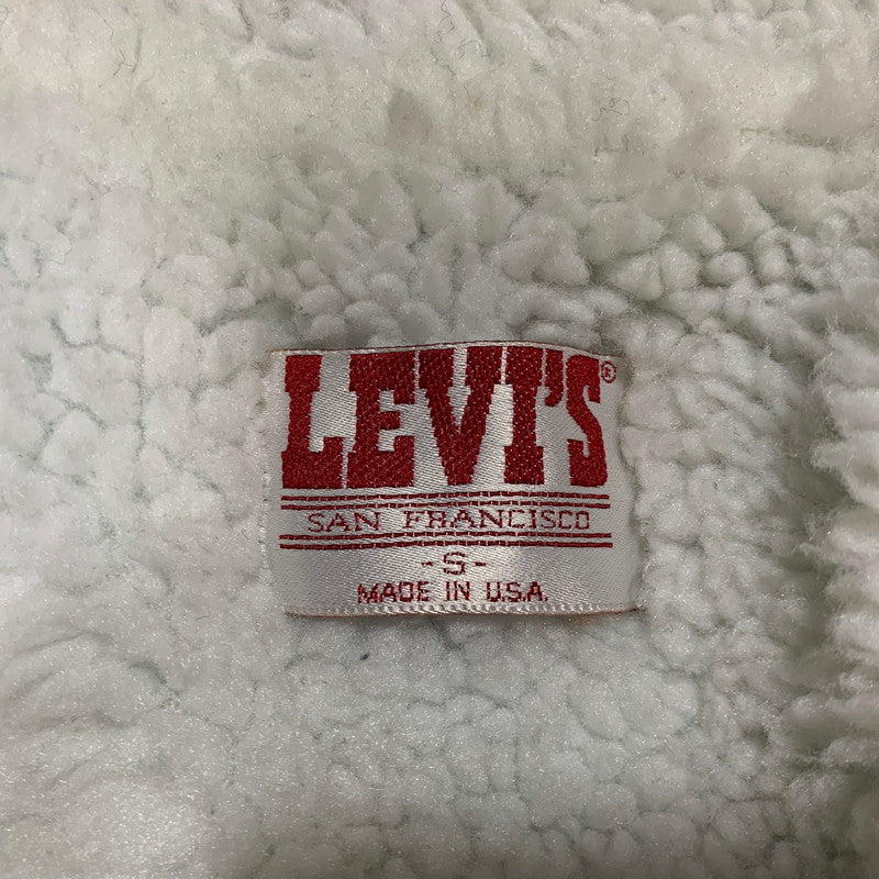 【中古品】【メンズ】 Levi's リーバイス BOA LINER DENIM JACKET 70609-0227 ボアライナー デニムジャケット USA製 アウター 146-260628-as-30-izu サイズ：S カラー：インディゴ 万代Net店
