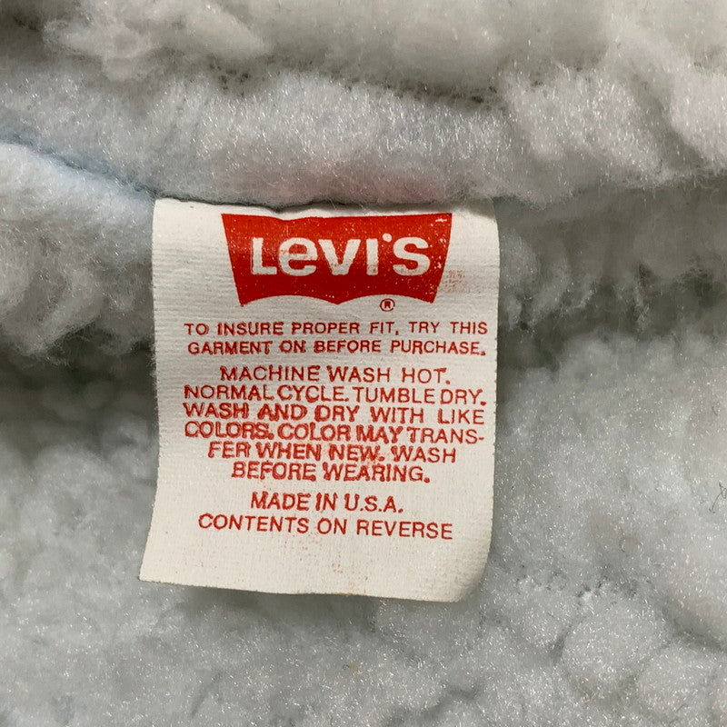 【中古品】【メンズ】 Levi's リーバイス BOA LINER DENIM JACKET 70609-0227 ボアライナー デニムジャケット USA製 アウター 146-260628-as-30-izu サイズ：S カラー：インディゴ 万代Net店