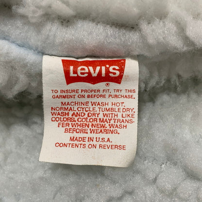 【中古品】【メンズ】 Levi's リーバイス BOA LINER DENIM JACKET 70609-0227 ボアライナー デニムジャケット USA製 アウター 146-260628-as-30-izu サイズ：S カラー：インディゴ 万代Net店