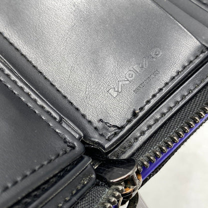 【中古品】【メンズ/レディース】 BAOBAO ISSEY MIYAKE バオバオ イッセイミヤケ BB01-AG781 BOOK WALLET MATTE ブック ウォレット マット 二つ折り財布 財布 200-260629-cs-07-izu カラー：パープル 万代Net店