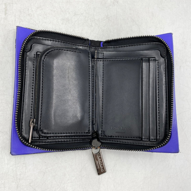 【中古品】【メンズ/レディース】 BAOBAO ISSEY MIYAKE バオバオ イッセイミヤケ BB01-AG781 BOOK WALLET MATTE ブック ウォレット マット 二つ折り財布 財布 200-260629-cs-07-izu カラー：パープル 万代Net店