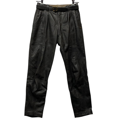 【中古品】【メンズ】 KUSHITANI クシタニ COW LEATHER RIDERS PANTS カウレザー ライダースパンツ 157-260629-as-01-izu サイズ：L カラー：ブラック 万代Net店