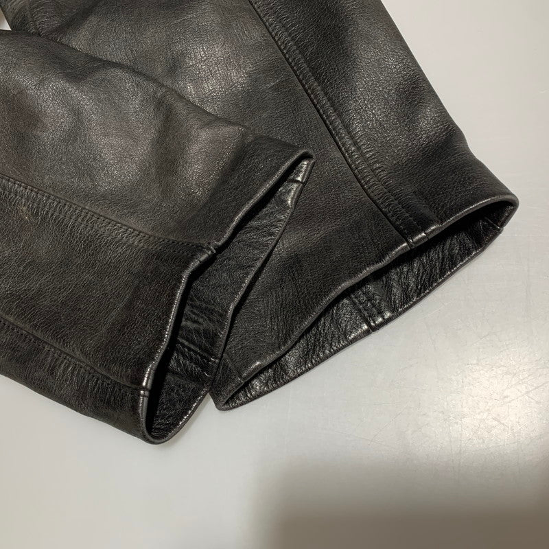【中古品】【メンズ】 KUSHITANI クシタニ COW LEATHER RIDERS PANTS カウレザー ライダースパンツ 157-260629-as-01-izu サイズ：L カラー：ブラック 万代Net店