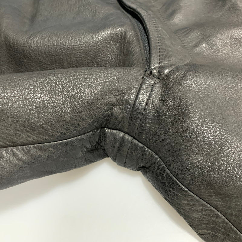 【中古品】【メンズ】 KUSHITANI クシタニ COW LEATHER RIDERS PANTS カウレザー ライダースパンツ 157-260629-as-01-izu サイズ：L カラー：ブラック 万代Net店