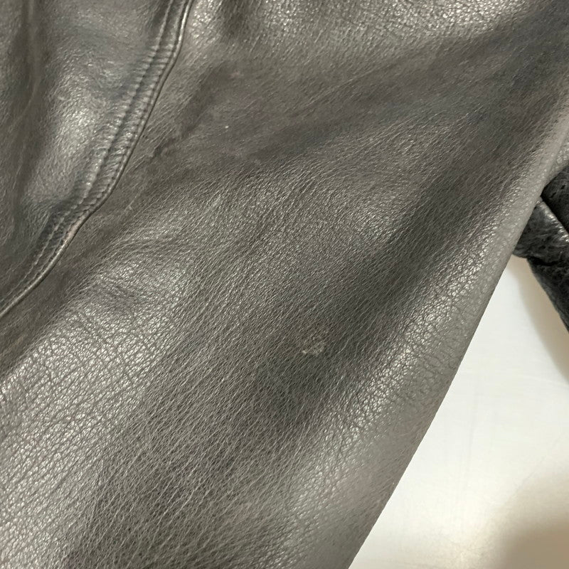 【中古品】【メンズ】 KUSHITANI クシタニ COW LEATHER RIDERS PANTS カウレザー ライダースパンツ 157-260629-as-01-izu サイズ：L カラー：ブラック 万代Net店