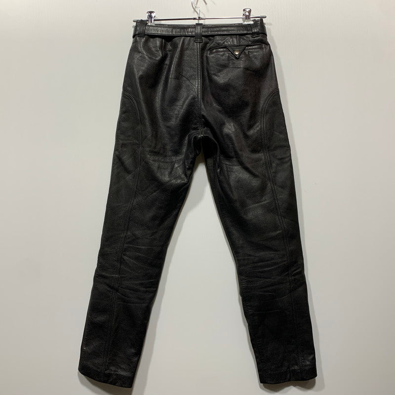 【中古品】【メンズ】 KUSHITANI クシタニ COW LEATHER RIDERS PANTS カウレザー ライダースパンツ 157-260629-as-01-izu サイズ：L カラー：ブラック 万代Net店
