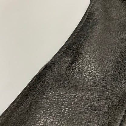 【中古品】【メンズ】 KUSHITANI クシタニ COW LEATHER RIDERS PANTS カウレザー ライダースパンツ 157-260629-as-01-izu サイズ：L カラー：ブラック 万代Net店