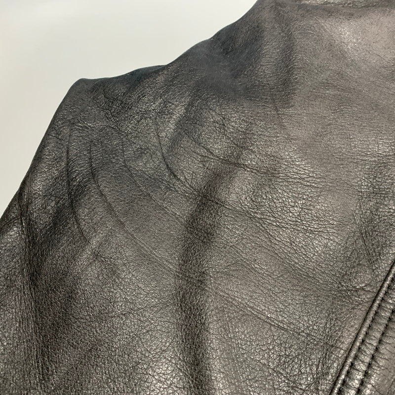 【中古品】【メンズ】 KUSHITANI クシタニ COW LEATHER RIDERS PANTS カウレザー ライダースパンツ 157-260629-as-01-izu サイズ：L カラー：ブラック 万代Net店
