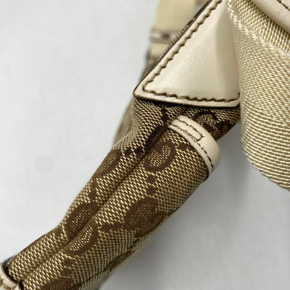 【中古品】【メンズ/レディース】 GUCCI グッチ 147671 GG CANVAS SHOULDER BAG ジージー キャンバス ショルダー バッグ カバン 鞄 180-260629-cs-09-izu カラー：ブラウン×アイボリー 万代Net店