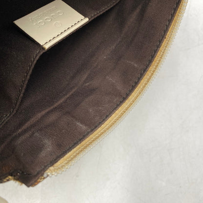 【中古品】【メンズ/レディース】 GUCCI グッチ 147671 GG CANVAS SHOULDER BAG ジージー キャンバス ショルダー バッグ カバン 鞄 180-260629-cs-09-izu カラー：ブラウン×アイボリー 万代Net店