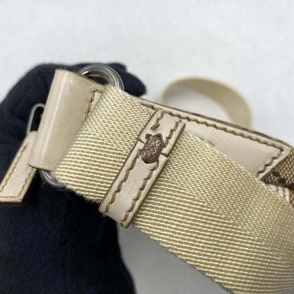 【中古品】【メンズ/レディース】 GUCCI グッチ 147671 GG CANVAS SHOULDER BAG ジージー キャンバス ショルダー バッグ カバン 鞄 180-260629-cs-09-izu カラー：ブラウン×アイボリー 万代Net店