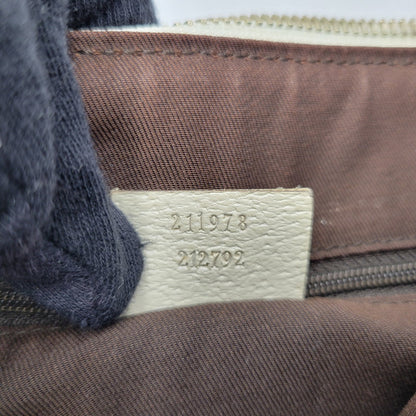 【中古品】【メンズ/レディース】 GUCCI グッチ 211978 SHELLEYLINE GGCANVAS SHOULDER BAG シェリーライン GGキャンバス ショルダー バッグ カバン 180-260630-kh-05-izu カラー：ベージュ×アイボリー 万代Net店