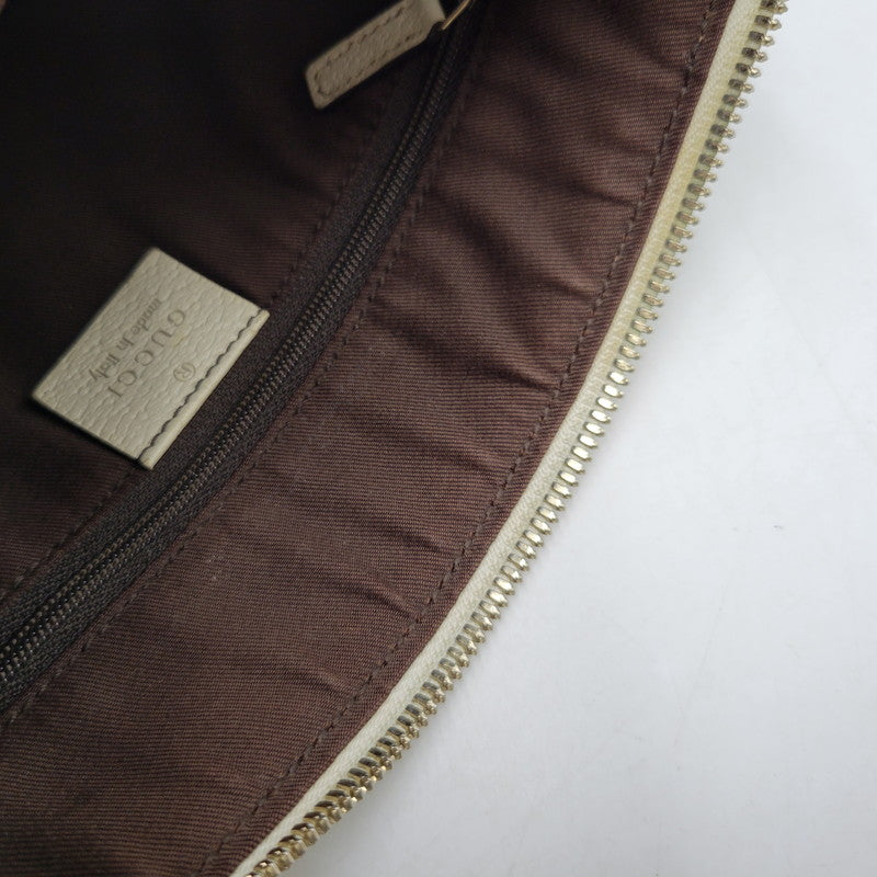 【中古品】【メンズ/レディース】 GUCCI グッチ 211978 SHELLEYLINE GGCANVAS SHOULDER BAG シェリーライン GGキャンバス ショルダー バッグ カバン 180-260630-kh-05-izu カラー：ベージュ×アイボリー 万代Net店