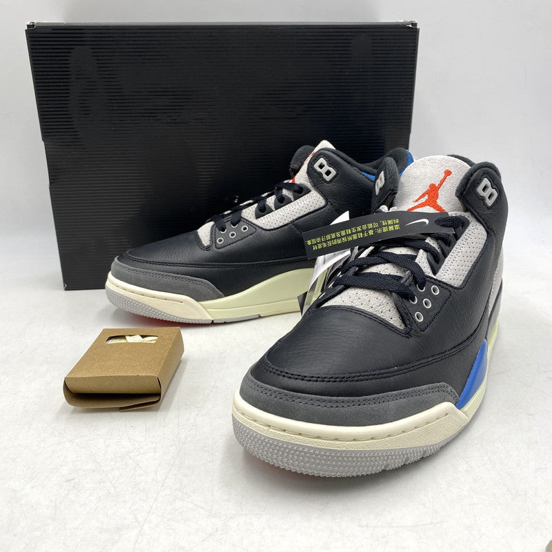 【中古美品】【メンズ】 NIKE ナイキ IB8967-004 AIR JORDAN 3 RETRO エア ジョーダン スリー レトロ スニーカー シューズ 靴 160-260629-cs-02-izu サイズ：27cm カラー：BLACK/CHILE RED-NEUTRAL GREY 万代Net店