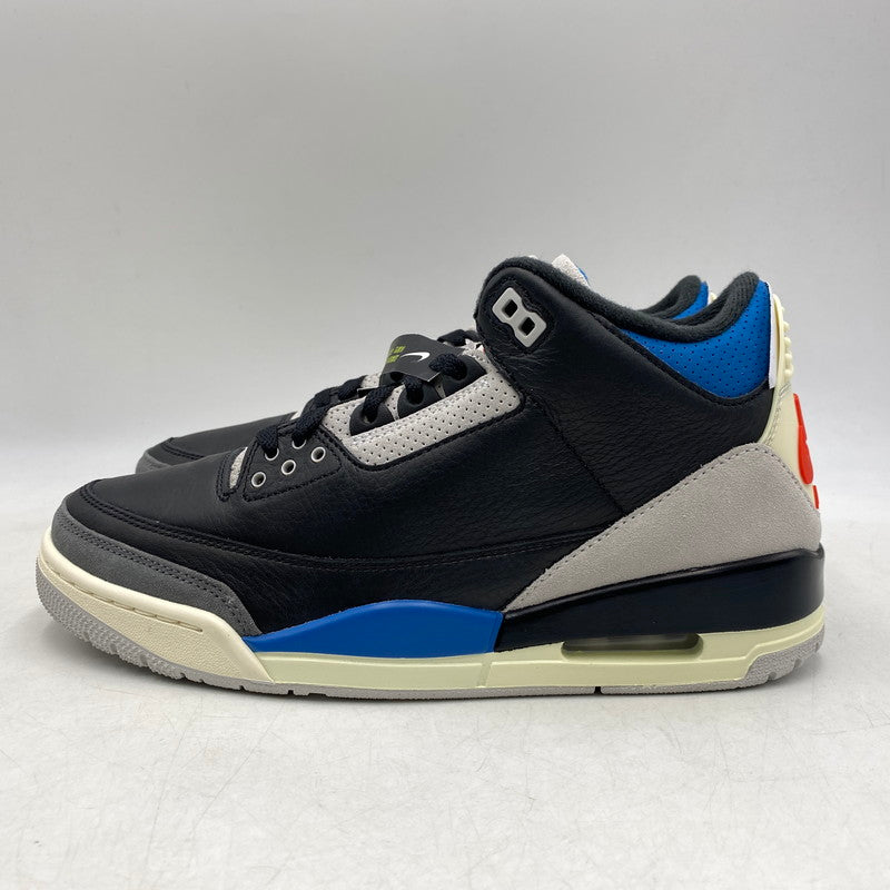 【中古美品】【メンズ】 NIKE ナイキ IB8967-004 AIR JORDAN 3 RETRO エア ジョーダン スリー レトロ スニーカー シューズ 靴 160-260629-cs-02-izu サイズ：27cm カラー：BLACK/CHILE RED-NEUTRAL GREY 万代Net店