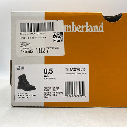 【中古美品】【メンズ】 TIMBERLAND ティンバーランド 1A27X6 6-INCH WATER-RESISTANT BOOT ６インチ ウォーター レジスタント ブーツ シューズ 靴 164-260629-cs-01-izu サイズ：26.5cm カラー：ブラック 万代Net店