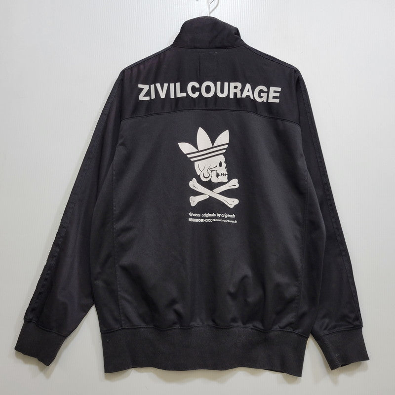 【中古品】【メンズ】 ADIDAS アディダス × NEIGHBORHOOD ネイバーフッド E94674 ZIVILCOURAGE TRACK JACKET ジヴィルクラージュ トラックジャケット アウター 142-260630-ya-02-izu サイズ：XL カラー：ブラック 万代Net店