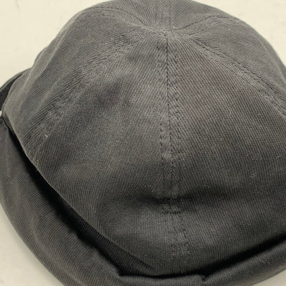 【中古品】【メンズ/レディース】 THE H.W.DOG&CO. エイチダブリュードッグアンドコー D-00759 PIQUE ROLL CAP ピケ ロール キャップ 帽子 185-260705-cs-02-izu サイズ：ONE カラー：ブラック 万代Net店