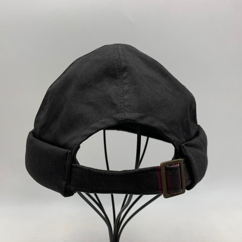 【中古品】【メンズ/レディース】 THE H.W.DOG&CO. エイチダブリュードッグアンドコー D-00759 PIQUE ROLL CAP ピケ ロール キャップ 帽子 185-260705-cs-02-izu サイズ：ONE カラー：ブラック 万代Net店