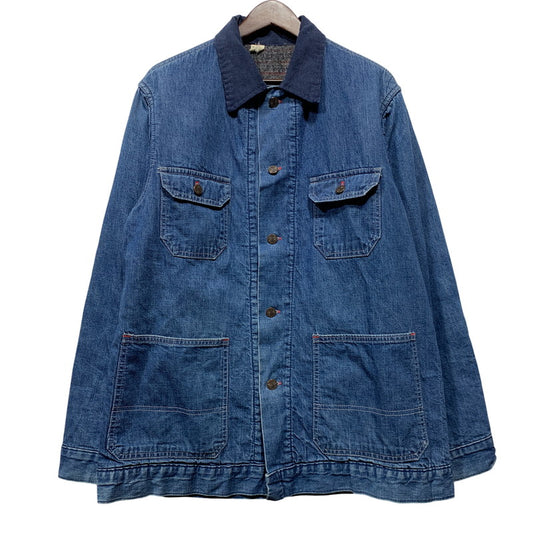 【中古品】【メンズ】 VINTAGE BLANKET LINER DENIM COVERALL JACKET ブランケットライナー デニム カバーオール ジャケット 146-260629-as-06-izu カラー：インディゴ 万代Net店