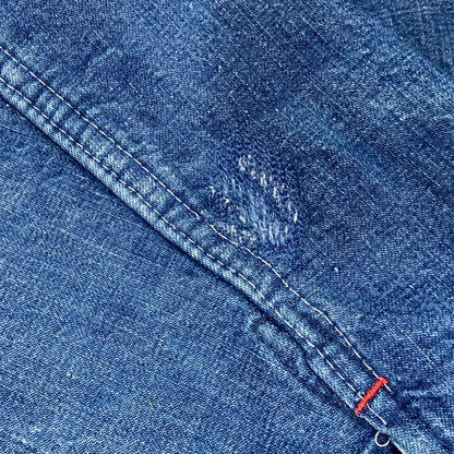 【中古品】【メンズ】 VINTAGE BLANKET LINER DENIM COVERALL JACKET ブランケットライナー デニム カバーオール ジャケット 146-260629-as-06-izu カラー：インディゴ 万代Net店