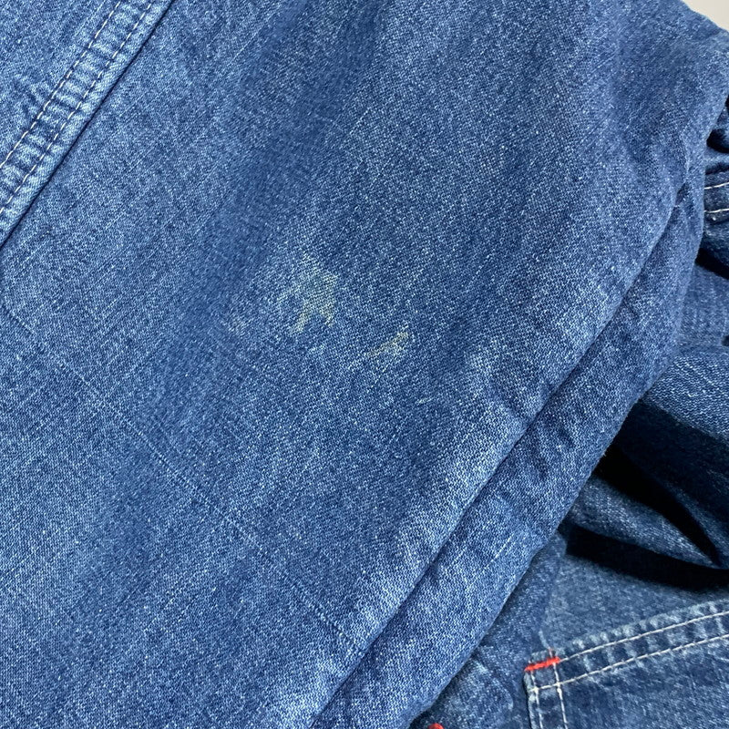 【中古品】【メンズ】 VINTAGE BLANKET LINER DENIM COVERALL JACKET ブランケットライナー デニム カバーオール ジャケット 146-260629-as-06-izu カラー：インディゴ 万代Net店