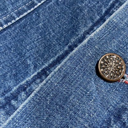 【中古品】【メンズ】 VINTAGE BLANKET LINER DENIM COVERALL JACKET ブランケットライナー デニム カバーオール ジャケット 146-260629-as-06-izu カラー：インディゴ 万代Net店