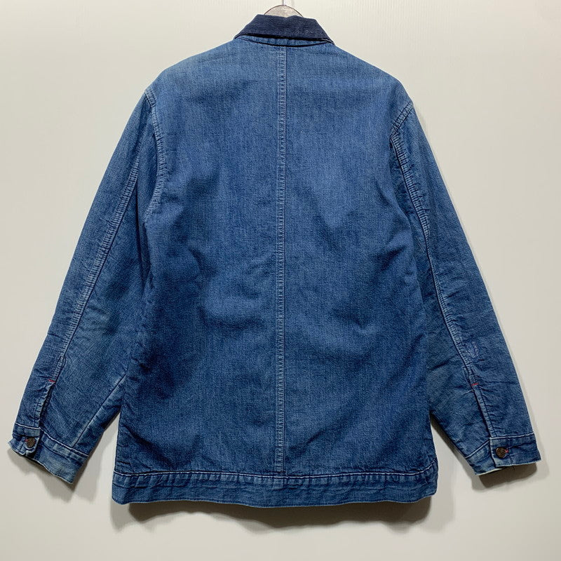 【中古品】【メンズ】 VINTAGE BLANKET LINER DENIM COVERALL JACKET ブランケットライナー デニム カバーオール ジャケット 146-260629-as-06-izu カラー：インディゴ 万代Net店