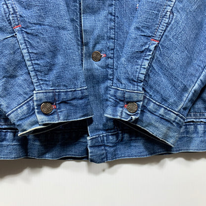 【中古品】【メンズ】 VINTAGE BLANKET LINER DENIM COVERALL JACKET ブランケットライナー デニム カバーオール ジャケット 146-260629-as-06-izu カラー：インディゴ 万代Net店