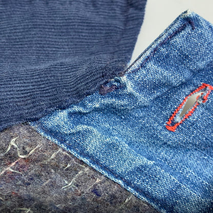 【中古品】【メンズ】 VINTAGE BLANKET LINER DENIM COVERALL JACKET ブランケットライナー デニム カバーオール ジャケット 146-260629-as-06-izu カラー：インディゴ 万代Net店