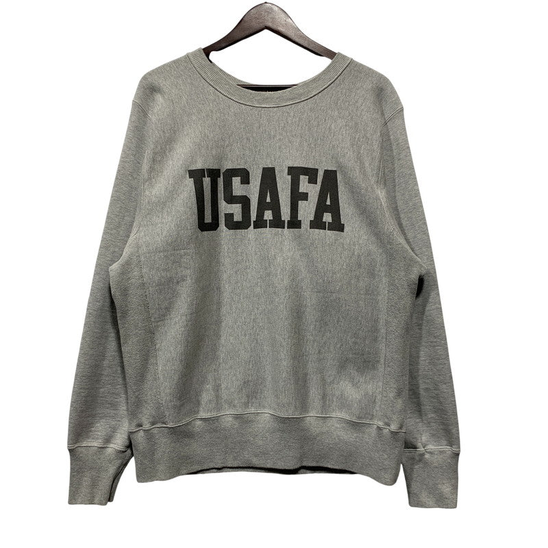 【中古品】【メンズ】 WAREHOUSE ウエアハウス USAFA REVERSE WEAVE SWEATSHIRT リバースウィーブ スウェットシャツ トレーナー 145-260629-as-05-izu サイズ：L カラー：グレー 万代Net店