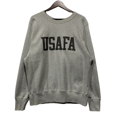 【中古品】【メンズ】 WAREHOUSE ウエアハウス USAFA REVERSE WEAVE SWEATSHIRT リバースウィーブ スウェットシャツ トレーナー 145-260629-as-05-izu サイズ：L カラー：グレー 万代Net店