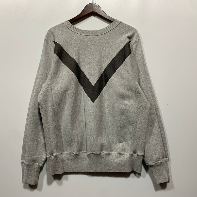 【中古品】【メンズ】 WAREHOUSE ウエアハウス USAFA REVERSE WEAVE SWEATSHIRT リバースウィーブ スウェットシャツ トレーナー 145-260629-as-05-izu サイズ：L カラー：グレー 万代Net店