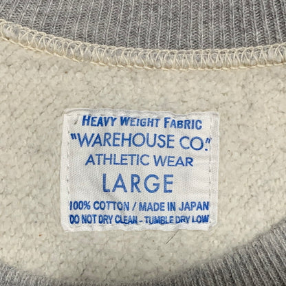 【中古品】【メンズ】 WAREHOUSE ウエアハウス USAFA REVERSE WEAVE SWEATSHIRT リバースウィーブ スウェットシャツ トレーナー 145-260629-as-05-izu サイズ：L カラー：グレー 万代Net店