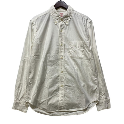 【中古品】【メンズ】 JOE McCOY ジョーマッコイ THE REAL MCCOY'S ザ・リアルマッコイズ BUTTON DOWN SHIRT MS19007 ボタンダウンシャツ 長袖 145-260712-as-07-izu サイズ：16-16 1/2 カラー：ホワイト 万代Net店