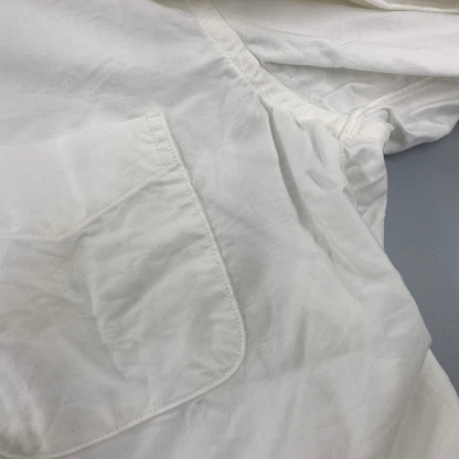 【中古品】【メンズ】 JOE McCOY ジョーマッコイ THE REAL MCCOY'S ザ・リアルマッコイズ BUTTON DOWN SHIRT MS19007 ボタンダウンシャツ 長袖 145-260712-as-07-izu サイズ：16-16 1/2 カラー：ホワイト 万代Net店