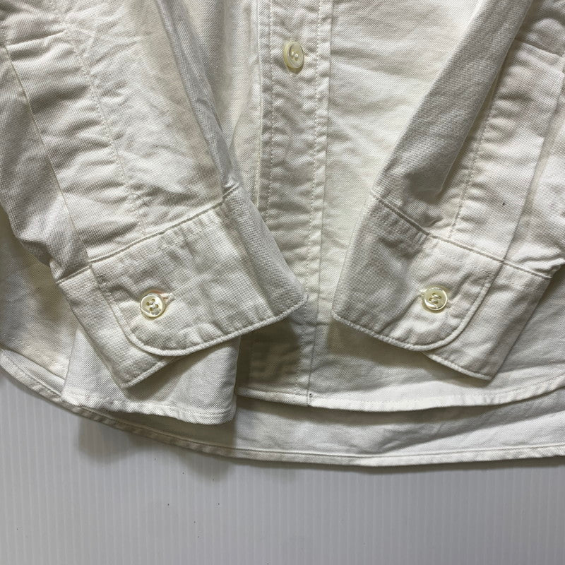 【中古品】【メンズ】 JOE McCOY ジョーマッコイ THE REAL MCCOY'S ザ・リアルマッコイズ BUTTON DOWN SHIRT MS19007 ボタンダウンシャツ 長袖 145-260712-as-07-izu サイズ：16-16 1/2 カラー：ホワイト 万代Net店