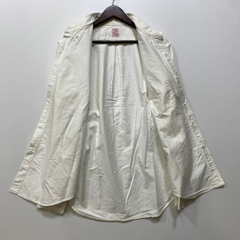 【中古品】【メンズ】 JOE McCOY ジョーマッコイ THE REAL MCCOY'S ザ・リアルマッコイズ BUTTON DOWN SHIRT MS19007 ボタンダウンシャツ 長袖 145-260712-as-07-izu サイズ：16-16 1/2 カラー：ホワイト 万代Net店