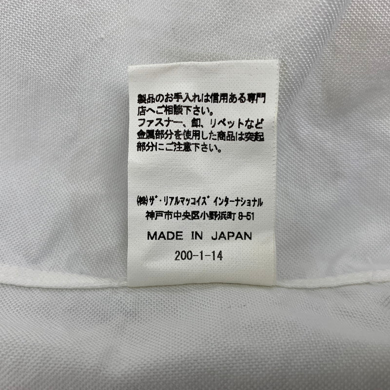 【中古品】【メンズ】 JOE McCOY ジョーマッコイ THE REAL MCCOY'S ザ・リアルマッコイズ BUTTON DOWN SHIRT MS19007 ボタンダウンシャツ 長袖 145-260712-as-07-izu サイズ：16-16 1/2 カラー：ホワイト 万代Net店