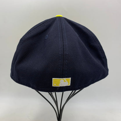 【中古品】【メンズ/レディース】 NEW ERA×JAE TIPS ニューエラ×ジェイティップス DETOROIT TIGERS 59 FIFTTY BASEBALL CAP デトロイト タイガース 59フィフティ ベースボール キャップ 帽子 185-260705-cs-01-izu サイズ：7 1/4 カラー：ネイビー×イエロー 万代Net店