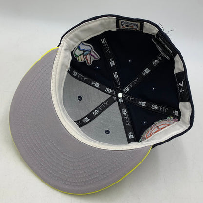 【中古品】【メンズ/レディース】 NEW ERA×JAE TIPS ニューエラ×ジェイティップス DETOROIT TIGERS 59 FIFTTY BASEBALL CAP デトロイト タイガース 59フィフティ ベースボール キャップ 帽子 185-260705-cs-01-izu サイズ：7 1/4 カラー：ネイビー×イエロー 万代Net店