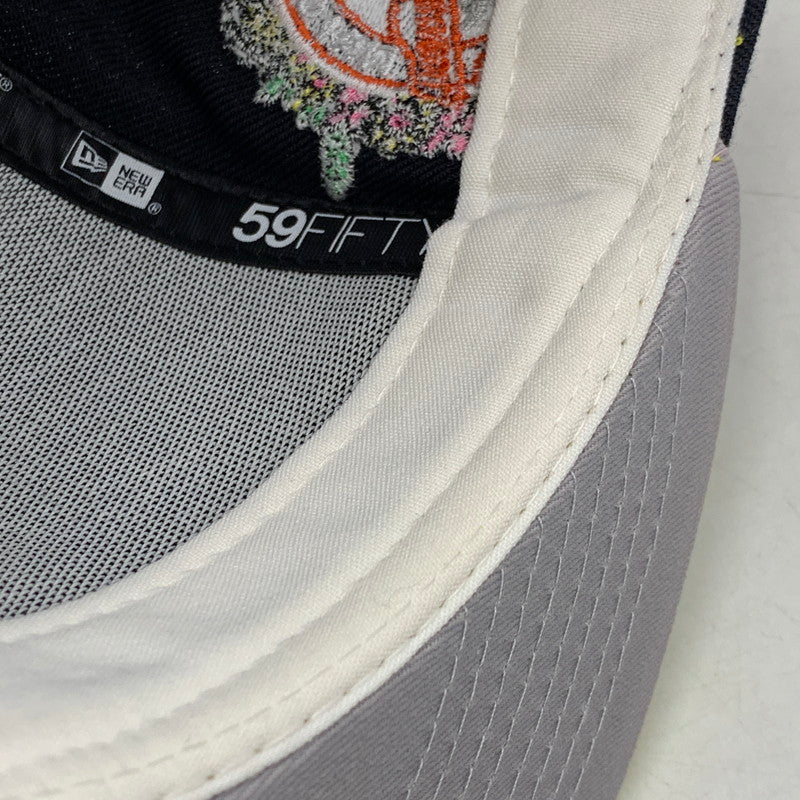 【中古品】【メンズ/レディース】 NEW ERA×JAE TIPS ニューエラ×ジェイティップス DETOROIT TIGERS 59 FIFTTY BASEBALL CAP デトロイト タイガース 59フィフティ ベースボール キャップ 帽子 185-260705-cs-01-izu サイズ：7 1/4 カラー：ネイビー×イエロー 万代Net店