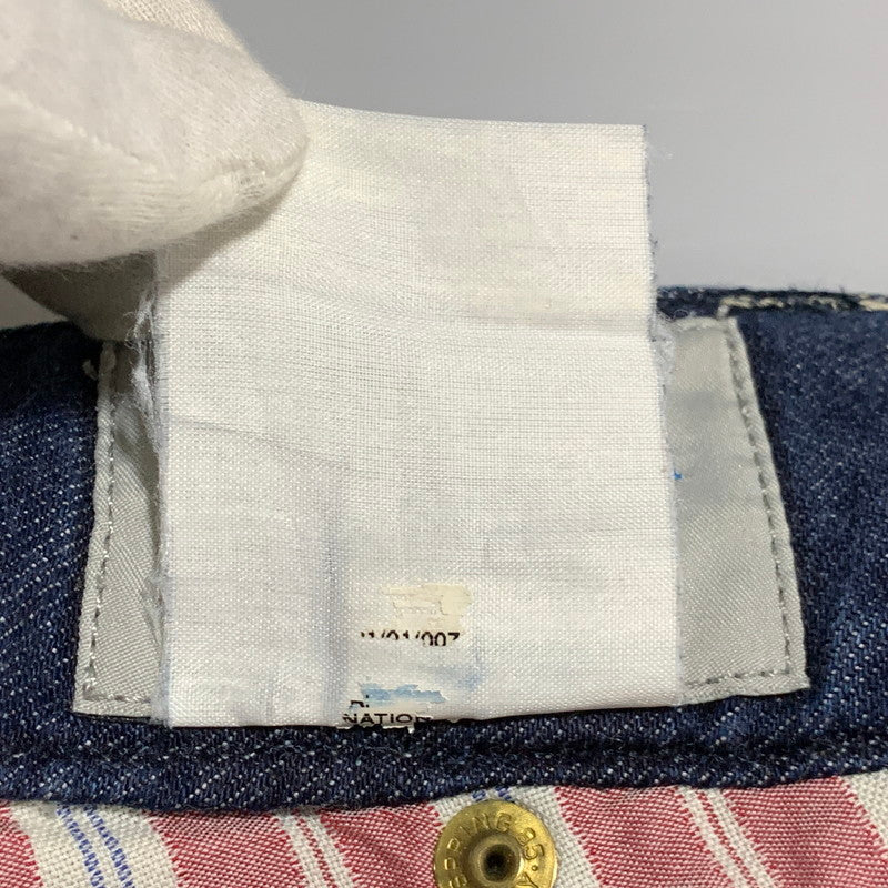 【現状渡し品】【メンズ】 Vivienne WestwoodMAN ヴィヴィアンウエストウッドマン STRAIGHT DENIM PANTS ストレートデニムパンツ ジーンズ ボトムス 152-260629-as-02-izu サイズ：52 カラー：インディゴ 万代Net店