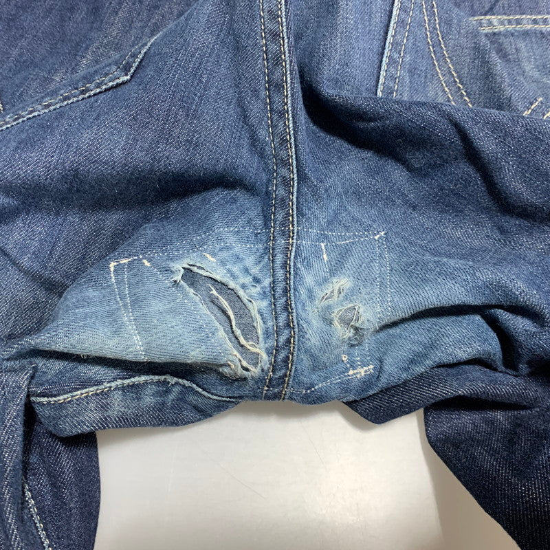 【現状渡し品】【メンズ】 Vivienne WestwoodMAN ヴィヴィアンウエストウッドマン STRAIGHT DENIM PANTS ストレートデニムパンツ ジーンズ ボトムス 152-260629-as-02-izu サイズ：52 カラー：インディゴ 万代Net店