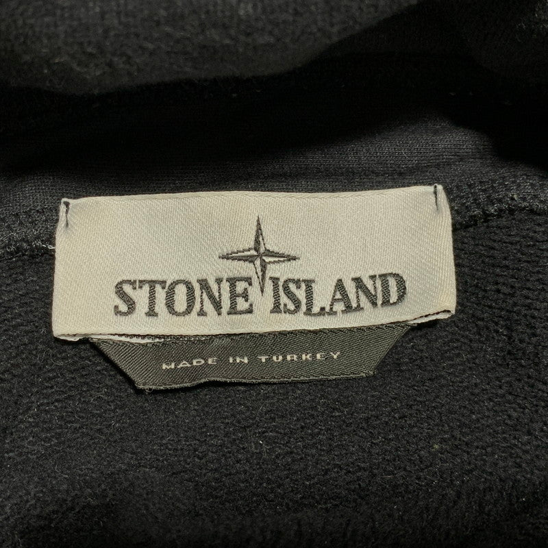 【中古品】【メンズ】 STONE ISLAND ストーンアイランド SWEAT HOODIE 771561820 スウェット フーディ パーカー 長袖 トップス 141-260629-as-11-izu サイズ：M カラー：ブラック 万代Net店