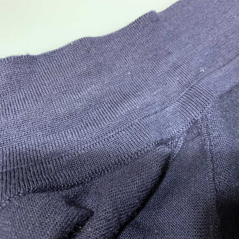 【中古品】【メンズ】 STONE ISLAND ストーンアイランド STELLINA KNIT ZIP CARDIGAN 6915536C4 ステリーナ ニット ジップ カーディガン 141-260629-as-13-izu サイズ：L カラー：ネイビー 万代Net店