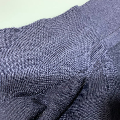 【中古品】【メンズ】 STONE ISLAND ストーンアイランド STELLINA KNIT ZIP CARDIGAN 6915536C4 ステリーナ ニット ジップ カーディガン 141-260629-as-13-izu サイズ：L カラー：ネイビー 万代Net店