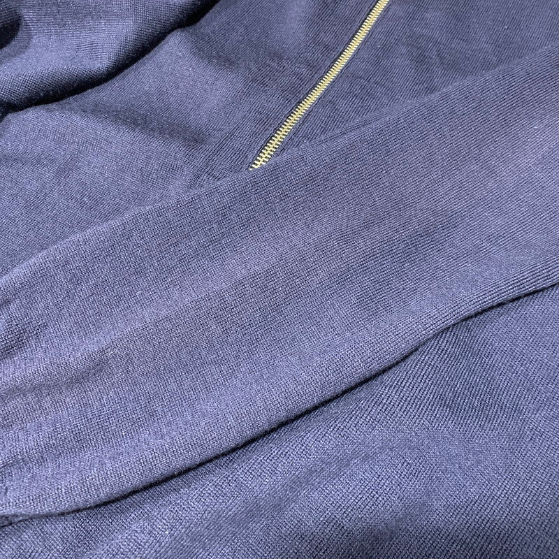 【中古品】【メンズ】 STONE ISLAND ストーンアイランド STELLINA KNIT ZIP CARDIGAN 6915536C4 ステリーナ ニット ジップ カーディガン 141-260629-as-13-izu サイズ：L カラー：ネイビー 万代Net店
