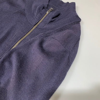 【中古品】【メンズ】 STONE ISLAND ストーンアイランド STELLINA KNIT ZIP CARDIGAN 6915536C4 ステリーナ ニット ジップ カーディガン 141-260629-as-13-izu サイズ：L カラー：ネイビー 万代Net店